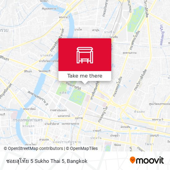 ซอยสุโทัย 5 Sukho Thai 5 map