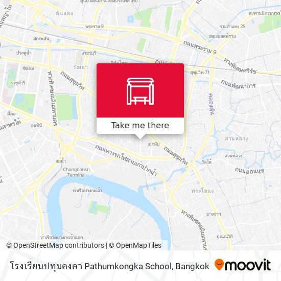 โรงเรียนปทุมคงคา Pathumkongka School map