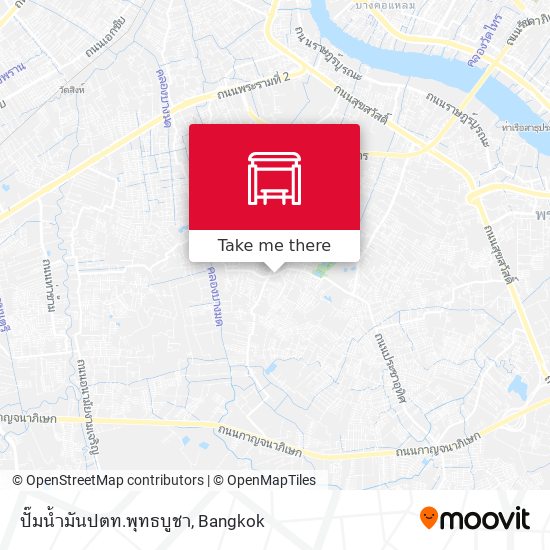 ปั๊มน้ำมันปตท.พุทธบูชา map