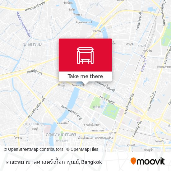 คณะพยาบาลศาสตร์เกื้อการุณย์ map