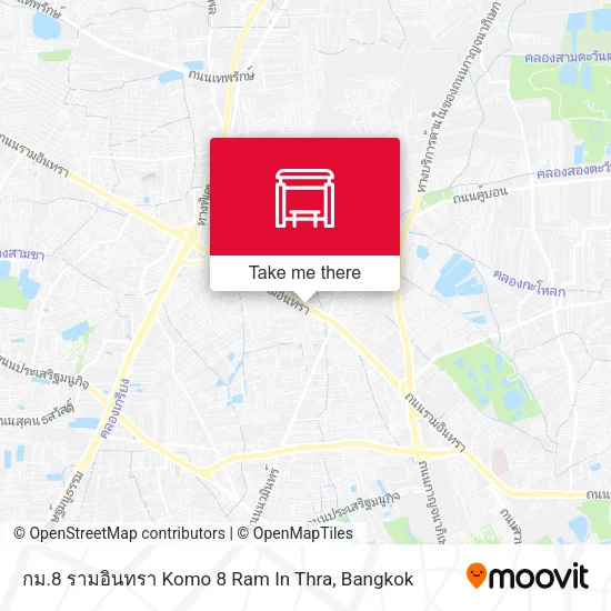 กม.8 รามอินทรา Komo 8 Ram In Thra map