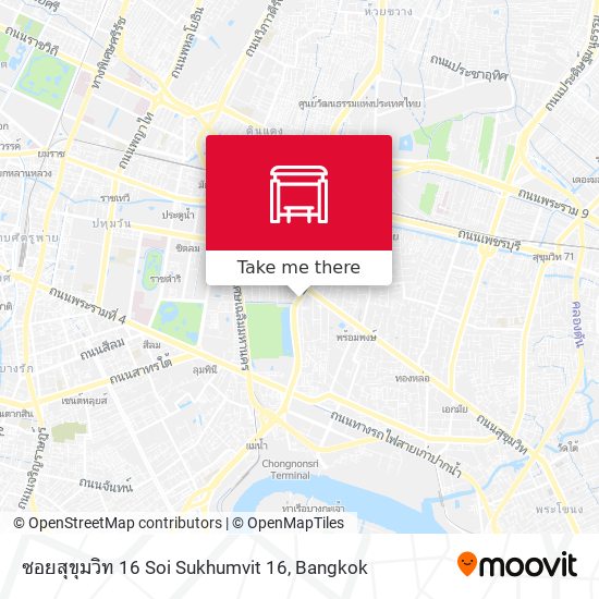 ซอยสุขุมวิท 16 Soi Sukhumvit 16 map