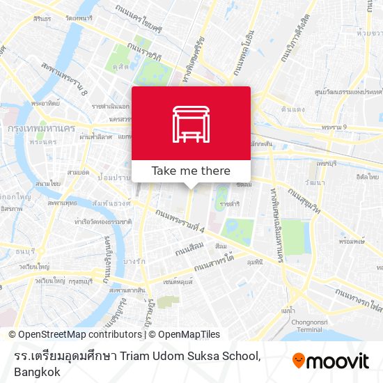 รร.เตรียมอุดมศึกษา Triam Udom Suksa School map
