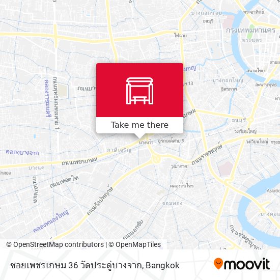 ซอยเพชรเกษม 36 วัดประดู่บางจาก map