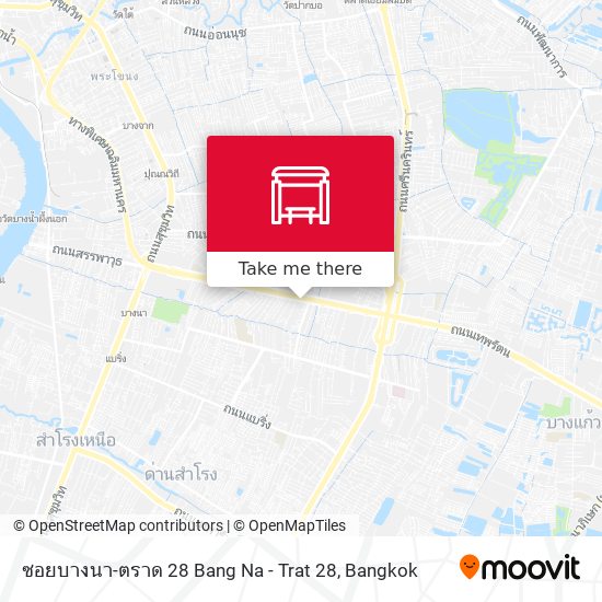 ซอยบางนา-ตราด 28 Bang Na - Trat 28 map