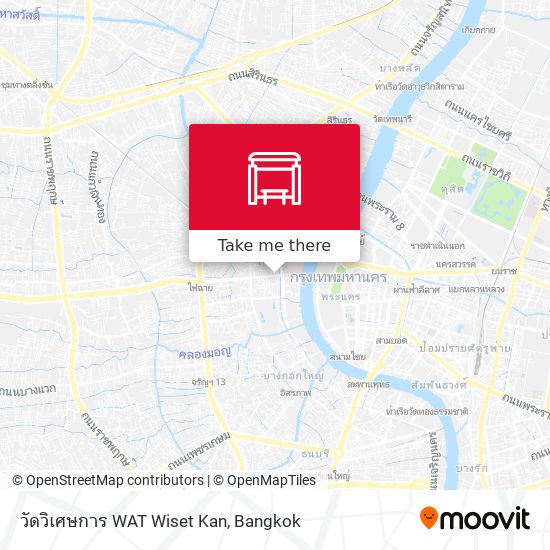 วัดวิเศษการ WAT Wiset Kan map