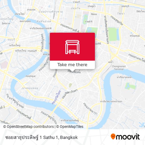 ซอยสาธุประดิษฐ์ 1 Sathu 1 map