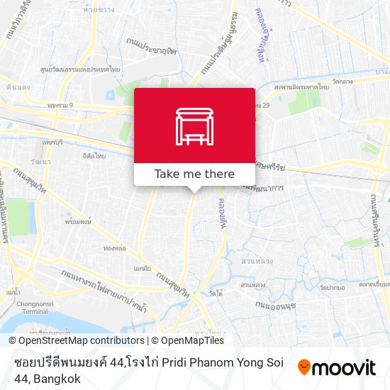 ซอยปรีดีพนมยงค์ 44,โรงไก่ Pridi Phanom Yong Soi 44 map