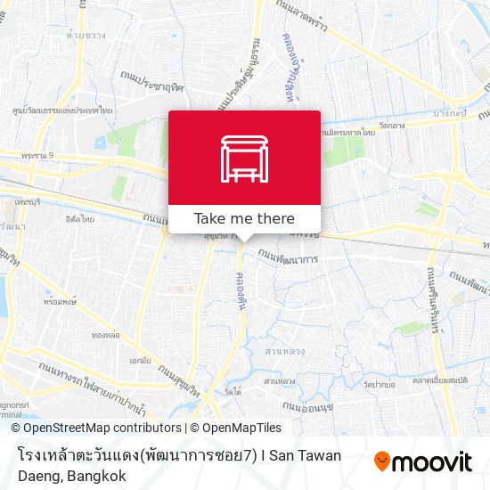 โรงเหล้าตะวันแดง(พัฒนาการซอย7) I San Tawan Daeng map