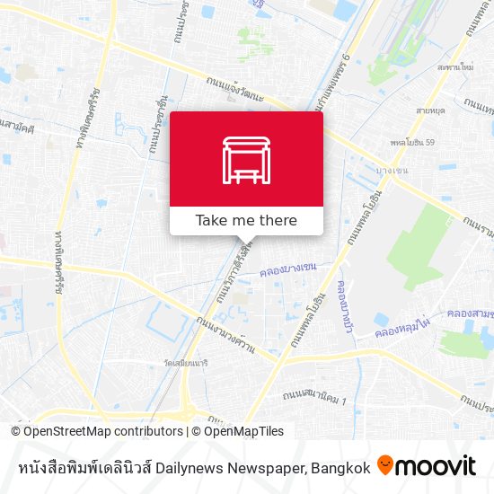 หนังสือพิมพ์เดลินิวส์ Dailynews Newspaper map
