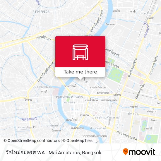 วัดใหม่อมตรส WAT Mai Amataros map