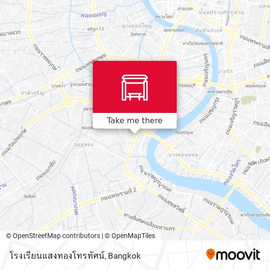 โรงเรียนแสงทองโทรทัศน์ map