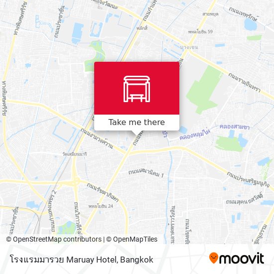 โรงแรมมารวย Maruay Hotel map