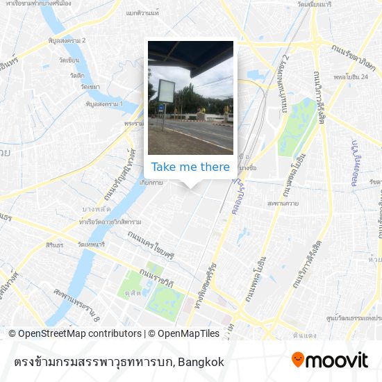 ตรงข้ามกรมสรรพาวุธทหารบก map