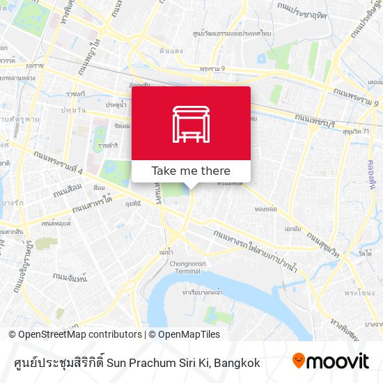 ศูนย์ประชุมสิริกิติ์ Sun Prachum Siri Ki map