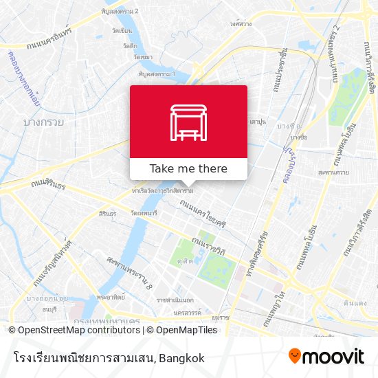 โรงเรียนพณิชยการสามเสน map