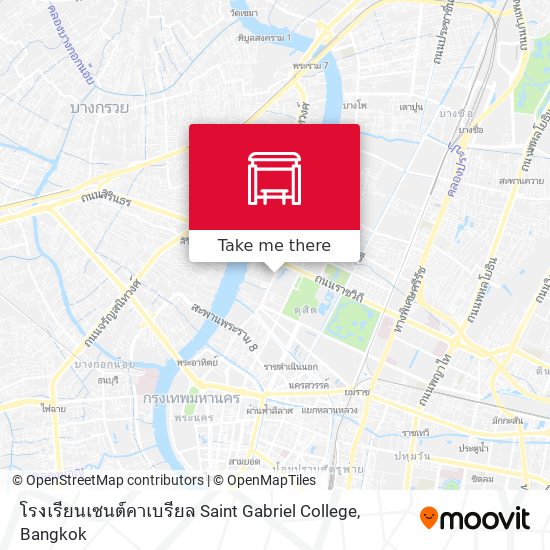 โรงเรียนเซนต์คาเบรียล Saint Gabriel College map