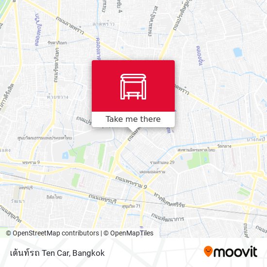 เต้นท์รถ Ten Car map