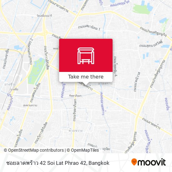 ซอยลาดพร้าว 42 Soi Lat Phrao 42 map