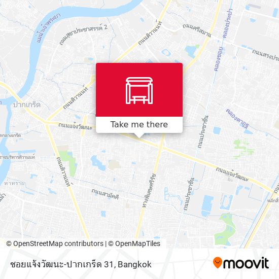 ซอยแจ้งวัฒนะ-ปากเกร็ด 31 map