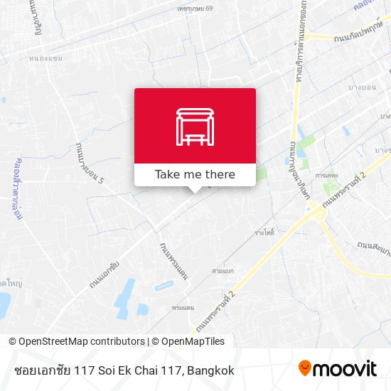 ซอยเอกชัย 117 Soi Ek Chai 117 map