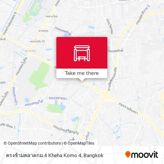 ตรงข้ามตลาดกม.4 Kheha Komo 4 map