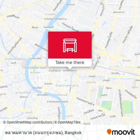 ตลาดมหานาค (ถนนกรุงเกษม) map