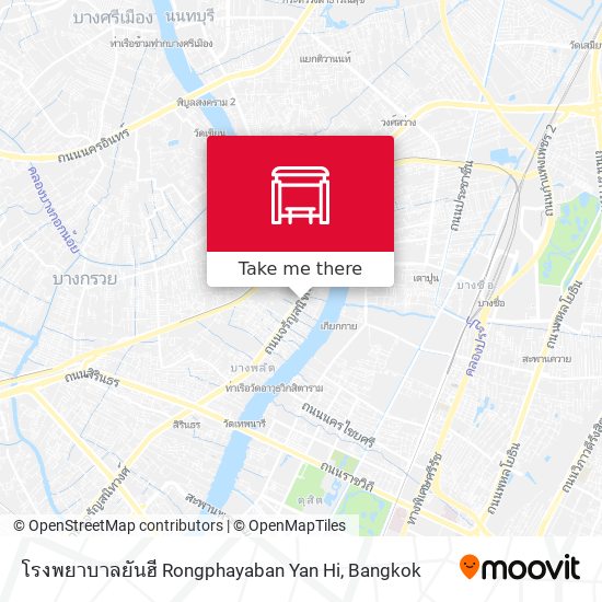 โรงพยาบาลยันฮี Rongphayaban Yan Hi map