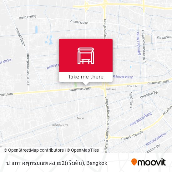 ปากทางพุทธมณฑลสาย2(เริ่มต้น) map