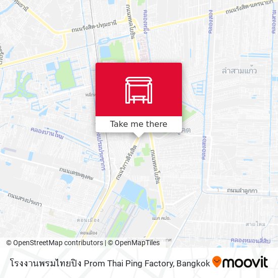 โรงงานพรมไทยปิง Prom Thai Ping Factory map