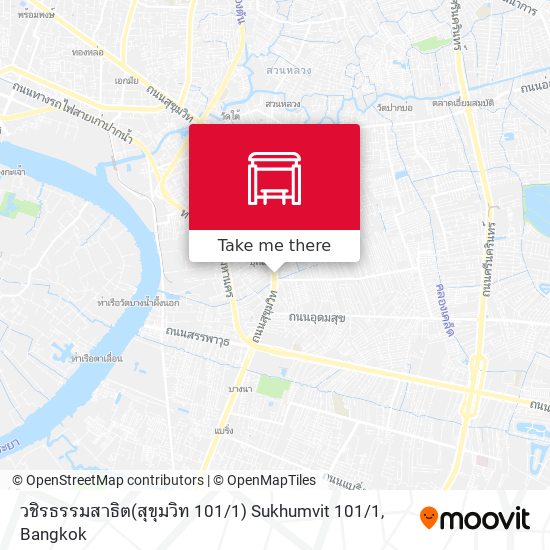 วชิรธรรมสาธิต(สุขุมวิท 101 / 1) Sukhumvit 101 / 1 map