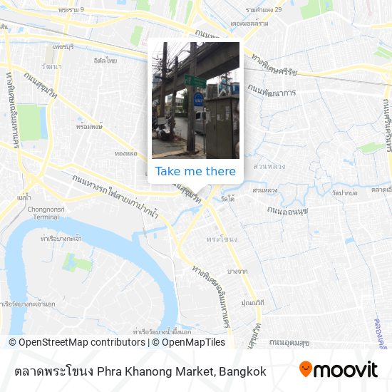 ตลาดพระโขนง Phra Khanong Market map