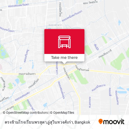 ตรงข้ามโรงเรียนพรสุดา,อู่สุวินทวงศ์เก่า map