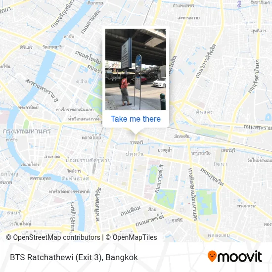 BTS Ratchathewi (Exit 3) map