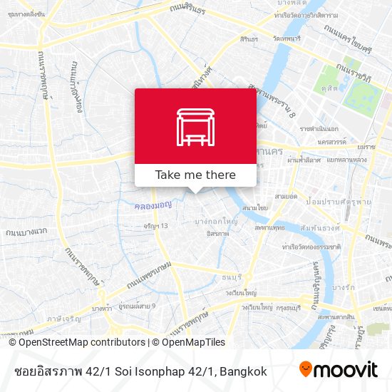 ซอยอิสรภาพ 42 / 1 Soi Isonphap 42 / 1 map