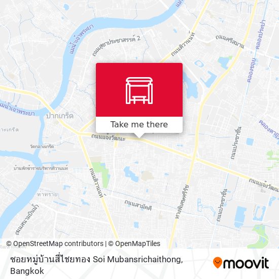 ซอยหมู่บ้านสี่ไชยทอง Soi Mubansrichaithong map