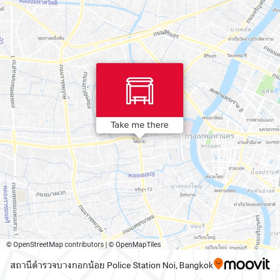 สถานีตำรวจบางกอกน้อย Police Station Noi map