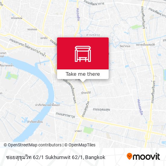 ซอยสุขุมวิท 62 / 1 Sukhumwit 62 / 1 map