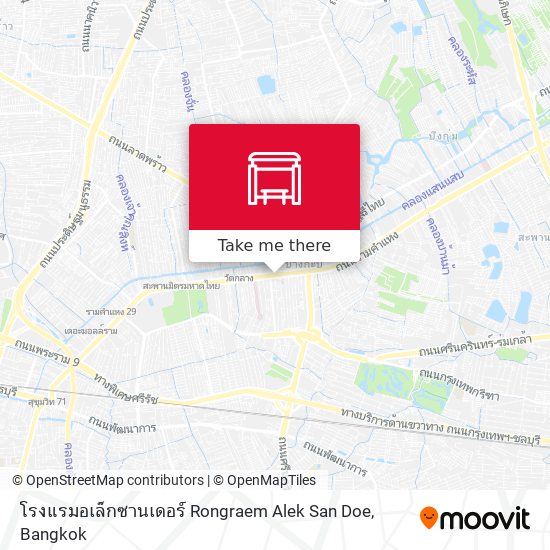 โรงแรมอเล็กซานเดอร์ Rongraem Alek San Doe map