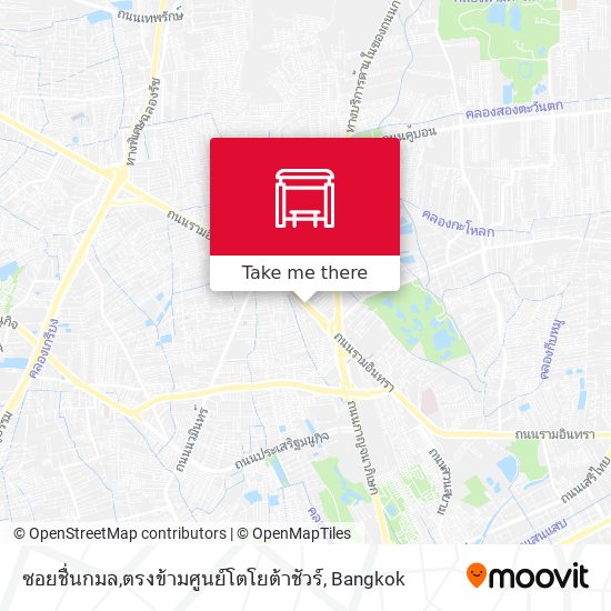 ซอยชื่นกมล,ตรงข้ามศูนย์โตโยต้าชัวร์ map