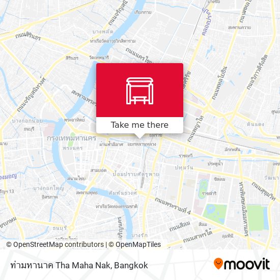 ท่ามหานาค Tha Maha Nak map