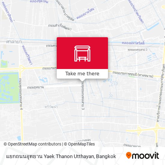 แยกถนนอุทยาน Yaek Thanon Utthayan map