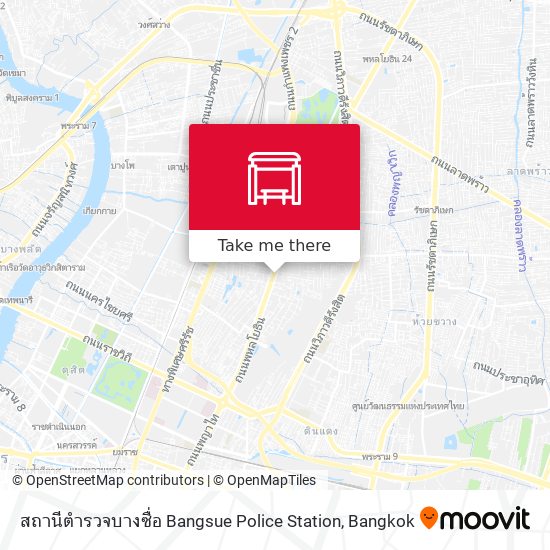 สถานีตำรวจบางซื่อ Bangsue Police Station map