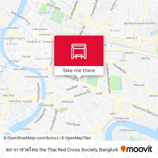 สภากาชาดไทย the Thai Red Cross Society map