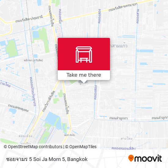 ซอยจามร 5 Soi Ja Morn 5 map