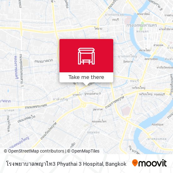 โรงพยาบาลพญาไท3 Phyathai 3 Hospital map