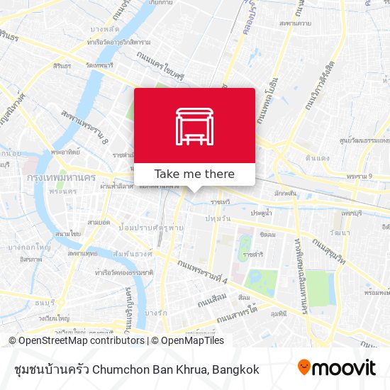 ชุมชนบ้านครัว Chumchon Ban Khrua map
