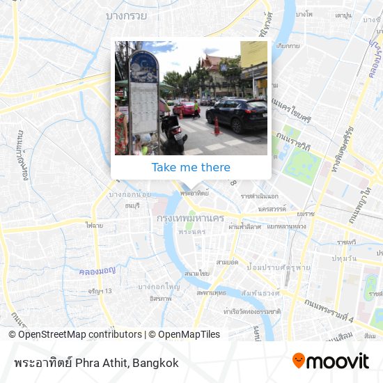 พระอาทิตย์ Phra Athit map