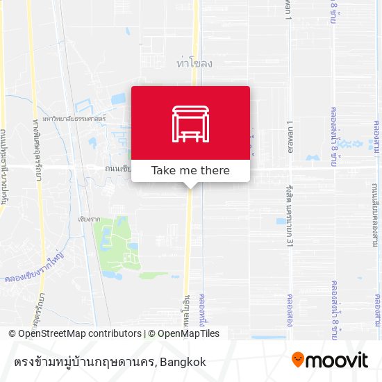 ตรงข้ามหมู่บ้านกฤษดานคร map