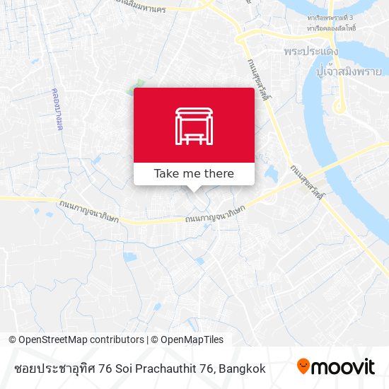 ซอยประชาอุทิศ 76 Soi Prachauthit 76 map